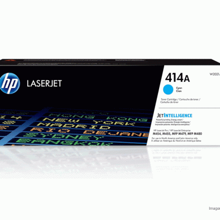Toner HP W2021A 414A cyan LaserJet M454 M479 2100 paginas