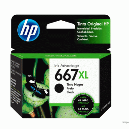 Tinta HP 3YM81AL 667XL Black Advantage 2775 Negro 480 Paginas