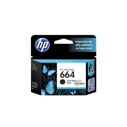 Cartucho de Tinta HP 664 Negro (Original)
