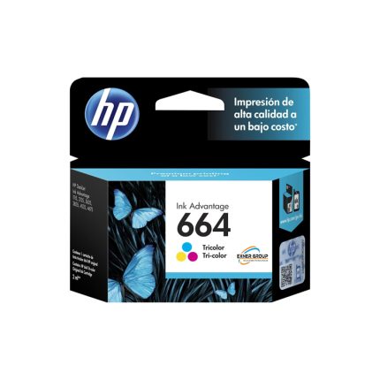 Cartucho de Tinta HP 664 Tricolor (Original)