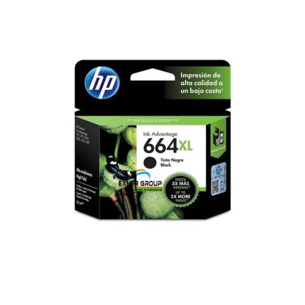 Cartucho de Tinta HP 664XL Negro (Original)