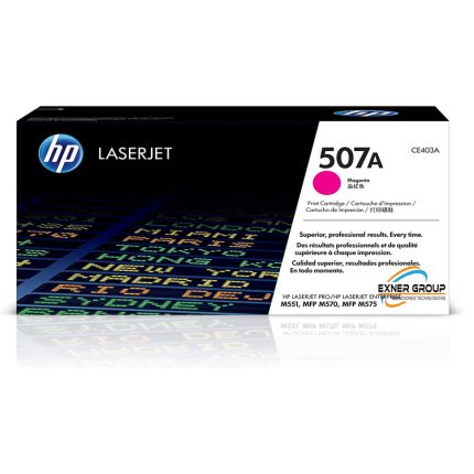 Tóner HP CE403A 507A Magenta Original