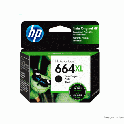 Tinta HP F6V31AL 664XL negro DeskJet 2135 3635 4535 480 páginas