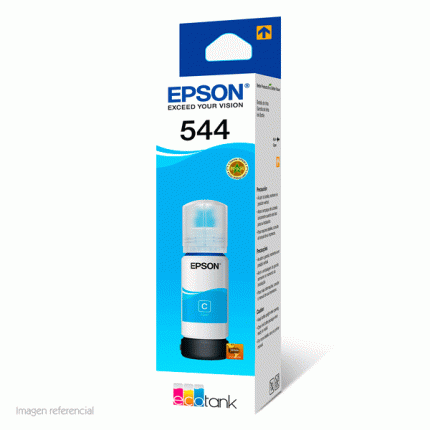 Tinta Epson T544220-AL Cyan EcoTank 70ml para L3110, L3210 y L5590