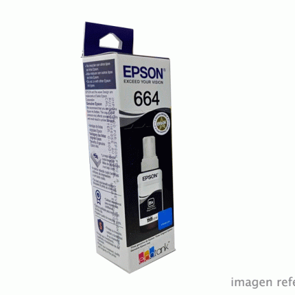 Tinta Epson T664120-AL Negro EcoTank L210 L355 70ml