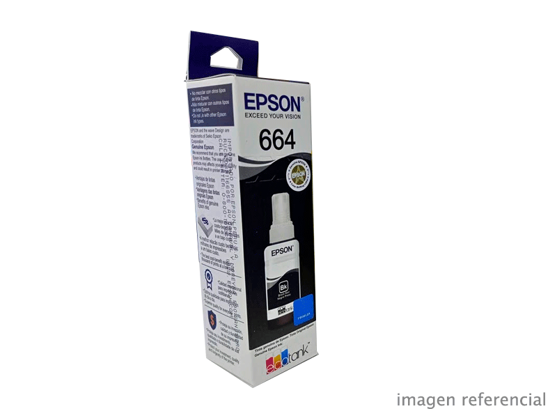 T664120-AL Tinta Epson T664120-AL Negro EcoTank L210 L355 70ml