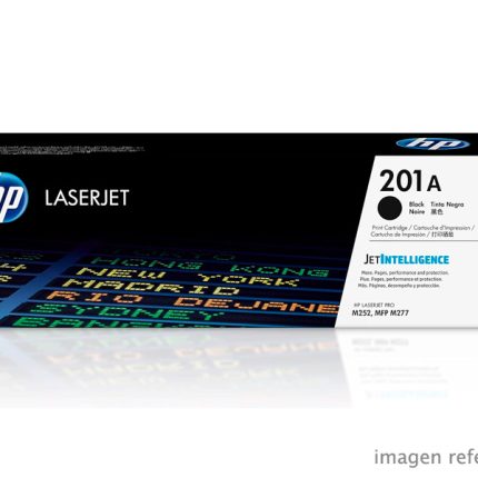 Toner HP CF400A 201A Negro LaserJet Pro M252 M277 1,500 Paginas