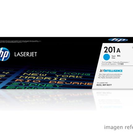 Toner HP CF401A 201A Cyan LaserJet Pro M252 M277 1,400 Paginas