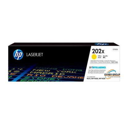 Toner HP 202X CF502X Yellow Original