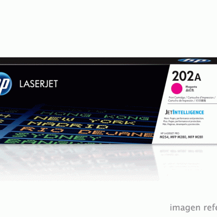 Toner HP CF503A 202A LaserJet Pro M254 M281 Magenta 1,300 Paginas