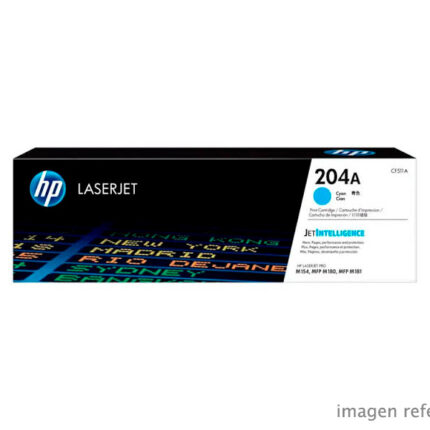 Toner HP CF511A 204A LaserJet Pro M154 Cian 900 páginas