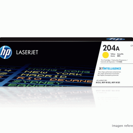 Toner HP CF512A 204A LaserJet Pro M154 Yellow 900 paginas
