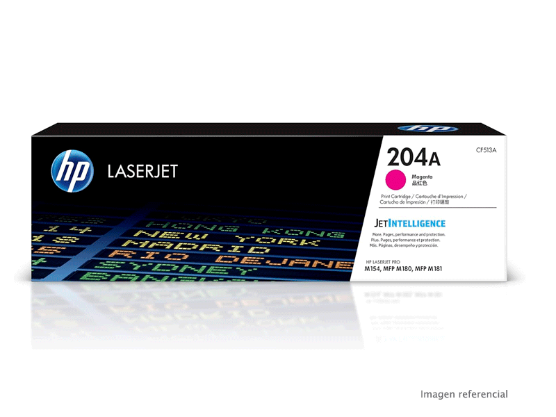 CF513A Toner HP CF513A 204A LaserJet Pro M154 Magenta 900 paginas