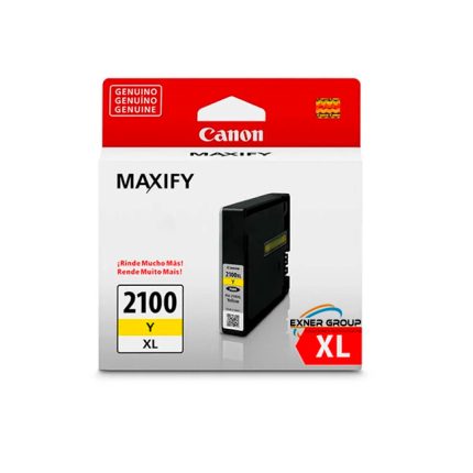 tinta canon pgi-2100xl yellow mb5310, ib4010 19,3ml.