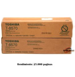 TONER TOSHIBA T-8570A e-STUDIO 557 /657/757/857 73,900 PAGINAS.
