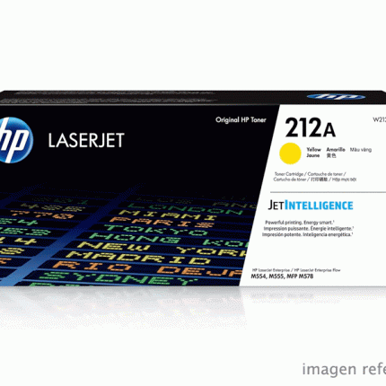 Toner HP W2122A 212A LaserJet M555 Amarillo 4,500 Paginas