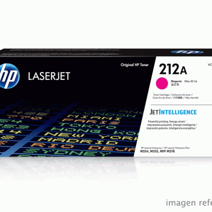 Toner HP W2123A 212A LaserJet M554 M555 M578 Magenta 4,500 Paginas