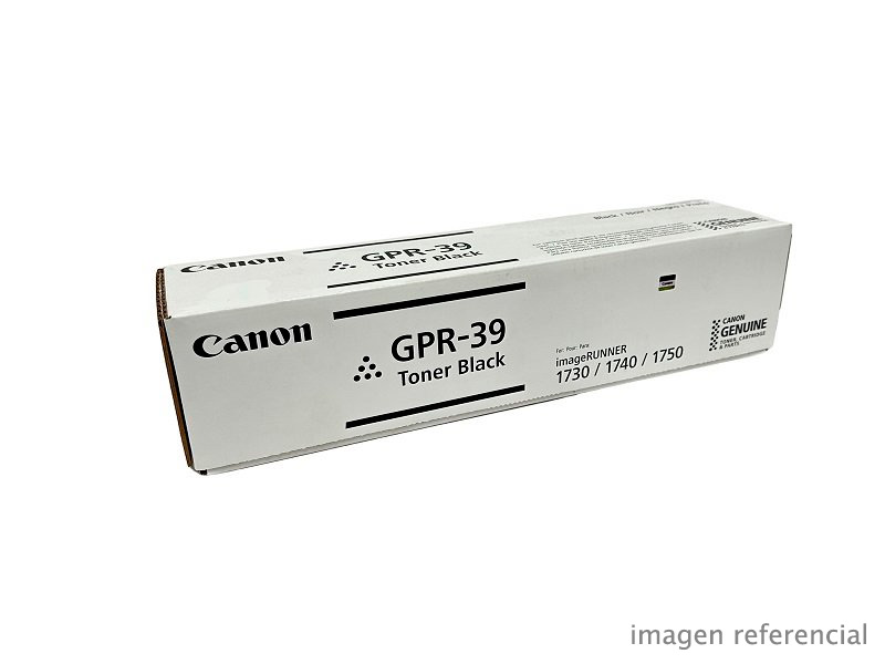 2787B003AB Toner Canon GPR-39 Negro imageRUNNER 1730 1740 15100 Paginas 2787B003AB