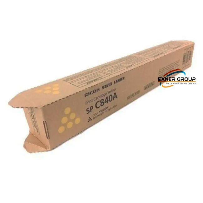 821256 Toner Ricoh 821256 Yellow Original SP C840dn, C842dn 34,000 Paginas