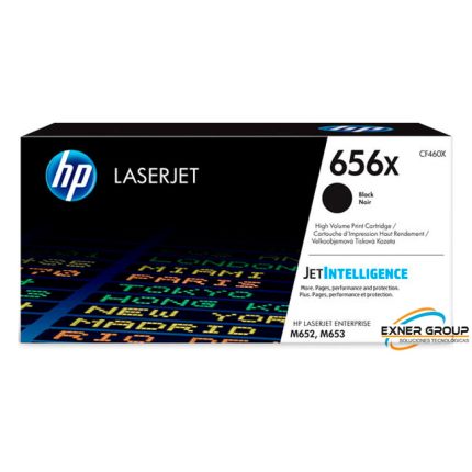 Tóner HP CF460X 656X Negro Original 27,000 Páginas