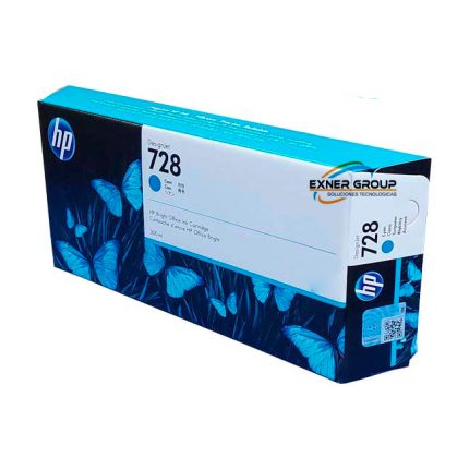 Tinta HP F9K17A (728a) Cyan 300ml.