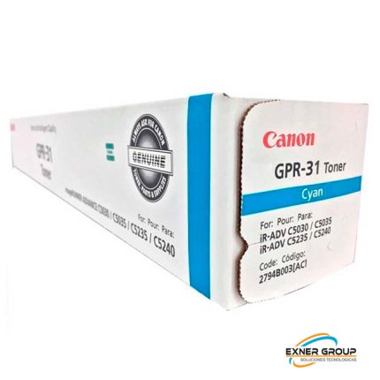 Toner Canon GPR-31 Cyan ir c5030, c5235 27,000 Pg.