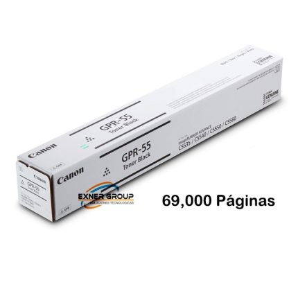 Toner Canon GPR-55 Black Ir adv c5560i, c5535i 69,000 Páginas.