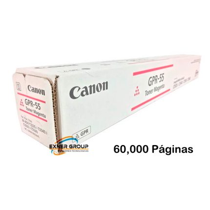 Toner Canon GPR-55 Magenta Ir adv c5560i, c5535i 60,000 Páginas.