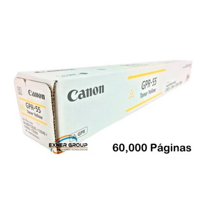 Toner Canon GPR-55 Yellow Ir adv c5560i, c5535i 60,000 Páginas.