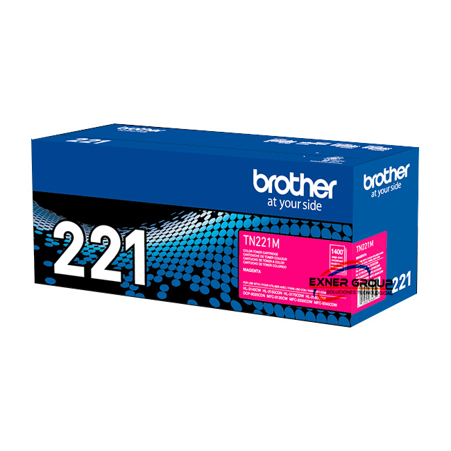 TN-221M Toner Brother TN-221M Magenta hl-3150cdn, hl-3170 1,400 Páginas.