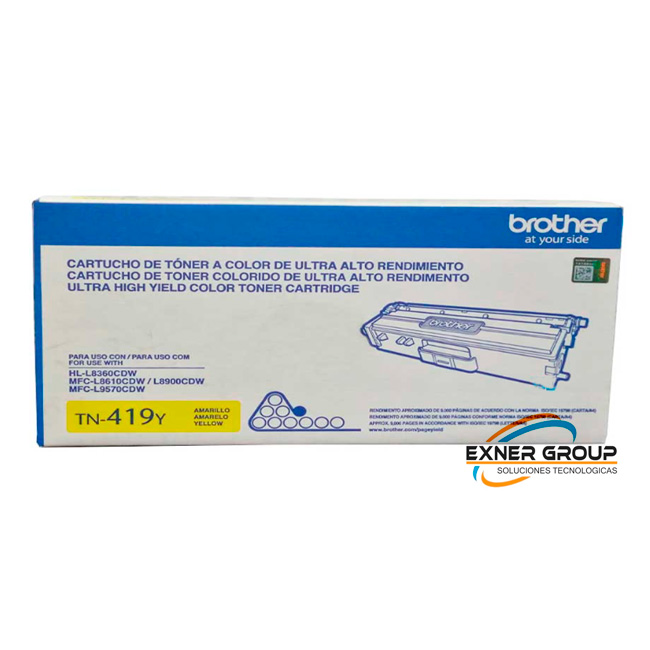 TN-419Y Toner Brother TN-419Y Yellow mfc-8900cdw 9,000 Páginas.