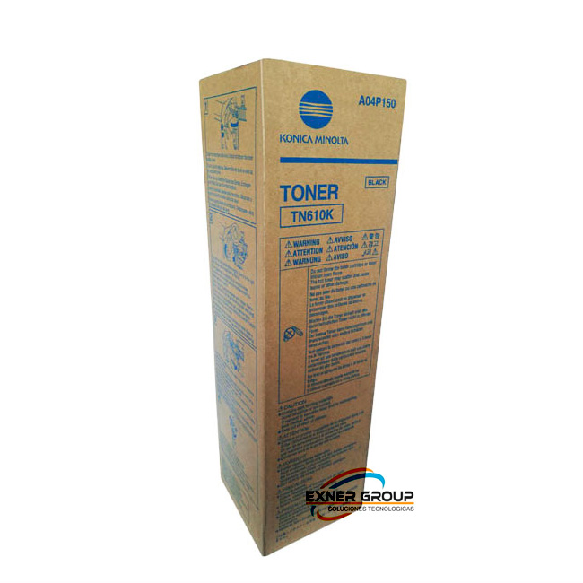 TN-610BK TONER TN-610K-A04P150 NEGRO ORIGINAL BIZHUB C6500 38,500 Paginas.