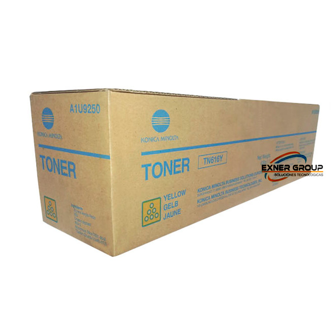 TN-616Y TONER TN-616Y-A1U9250 AMARILLO ORIGINAL BIZHUB C7000 31,000 Paginas.