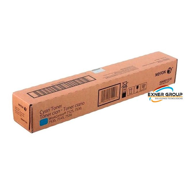 006R01520 Toner Xerox 006R01520 Cyan WorkCentre 7500, 7530 15,000 Páginas.