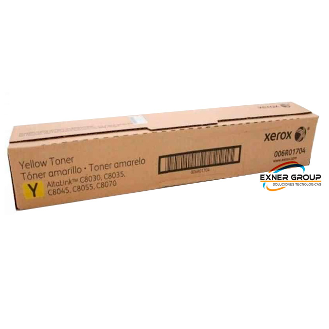 006R01704 Toner Xerox 006R01704 Yellow AltaLink c8030, c8055, c8070 15,000 Páginas.