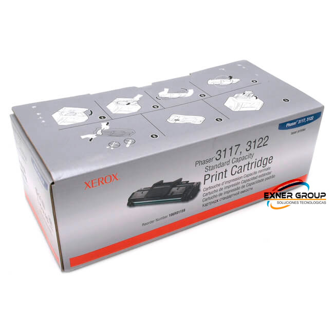 106R01159 Toner Xerox 106R01159 Phaser 3117, 3122 3,000 páginas.