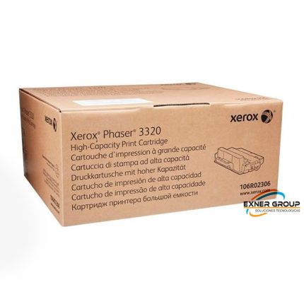 Toner Xerox 106R02306 Negro phaser 3320 11,000 Páginas.