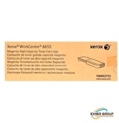 Toner Xerox 106R02753 Magenta WorkCentre 6655 7,500 Páginas.