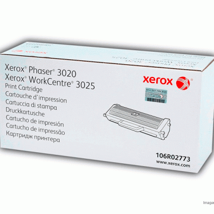 Toner Xerox 106R02773 Phaser 3020, wc3025 1,500 Páginas.