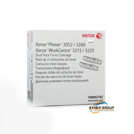 Toner Xerox 106R02782 Workcentre 3225, 3260 6,000 Páginas.