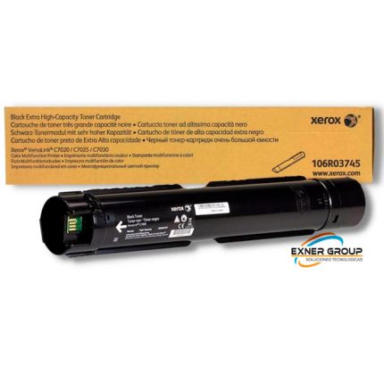 Toner Xerox 106R03745 Black c7020, c7030 23,600 Páginas.