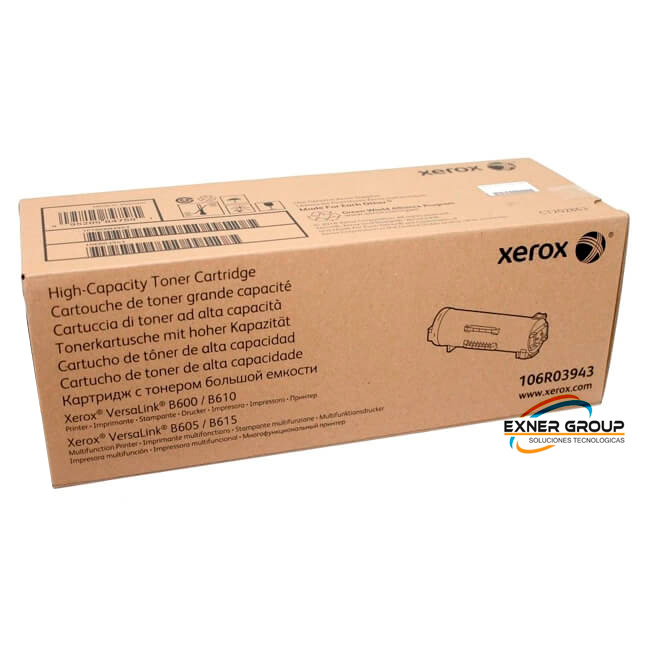 106R03943 Toner Xerox 106R03943 Versalink b600, b610 25,900 Páginas.