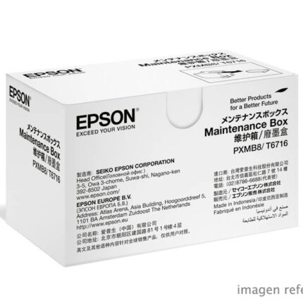 Caja De Mantenimiento Epson T671600 Para Wf-C5290 C5710 C5790 C5299 C5799