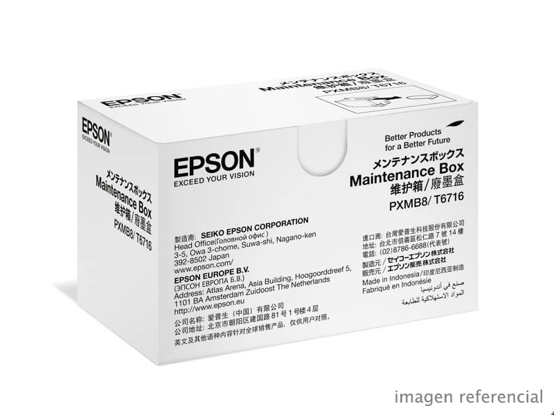 T671600 Caja De Mantenimiento Epson T671600 Para Wf-C5290 C5710 C5790 C5299 C5799