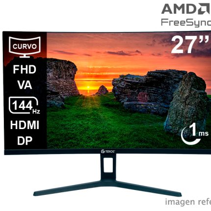 Monitor Curvo Teros TE-2734S 27" FHD VA 144Hz 1ms