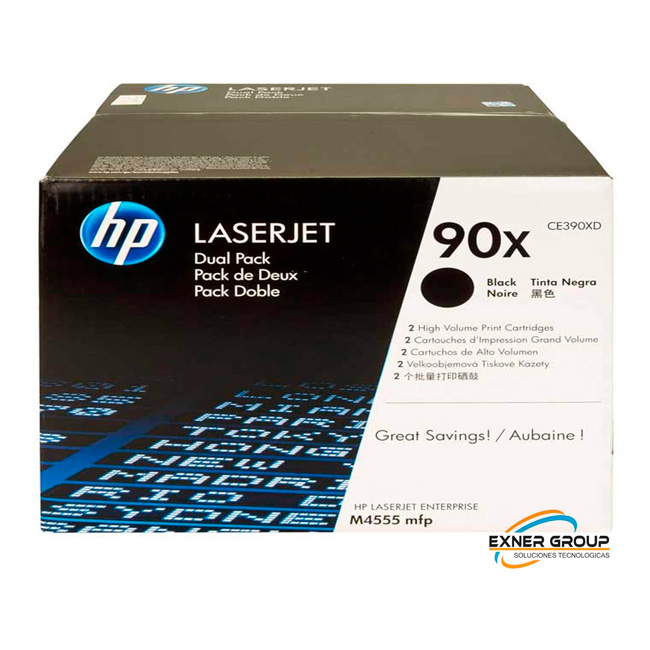CE390XD Toner HP CE390XD (90x) Black (pack 2 ce390x 24k)