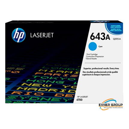 Toner HP Q5951A (643a) l.j. 4700 Cyan 10k.