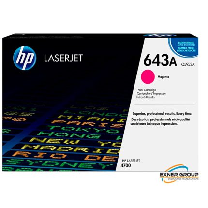Toner HP Q5953A (643a) l.j. 4700 Magenta 10k.