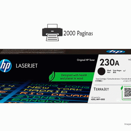 Toner HP W2300A 230A LaserJet 4303 Negro 2000 Paginas