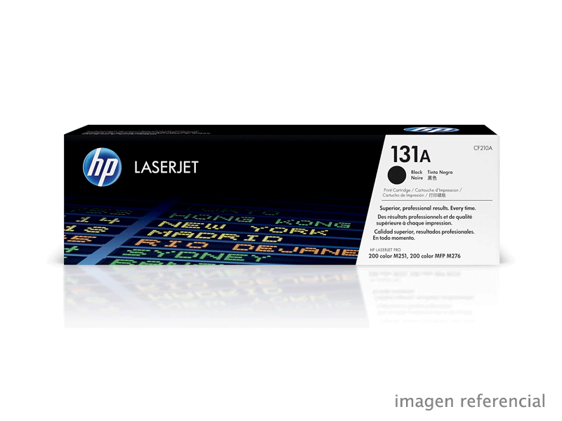 CF210A Toner HP CF210A 131A LaserJet M251 M276 Negro 1,600 Paginas